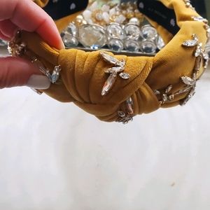 Lele Sadoughi Tan Butterfly